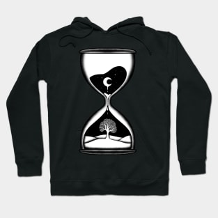 Hourglass Tree of Life Crescent Moon Hoodie